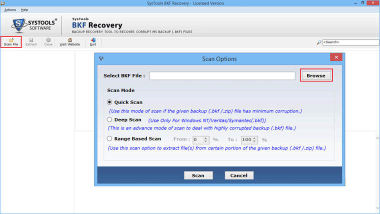 BKF Recovery Software